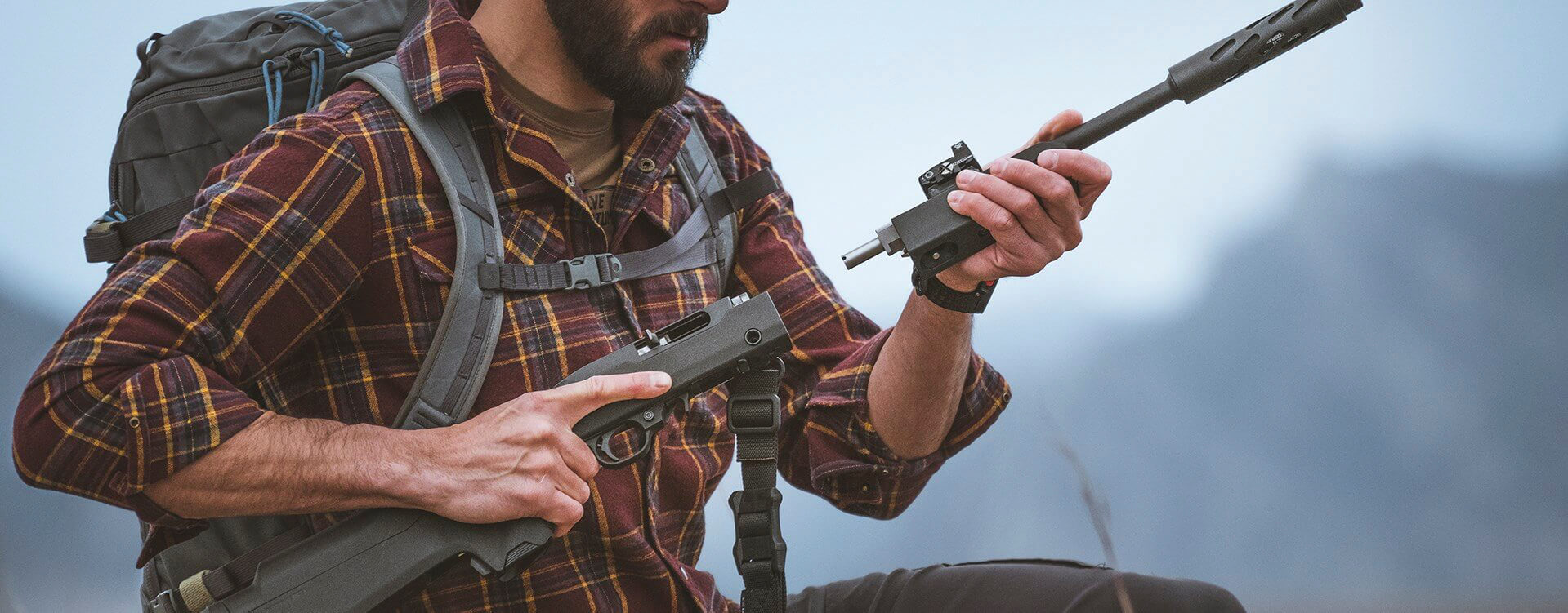Карабин RUGER 10/22 TAKEDOWN Magpul Backpacker 22LR Фото 4